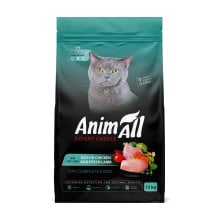 Сухой корм AnimAll для стерилизованных кошек, с курицей и свежей ягнятиной, 12 кг