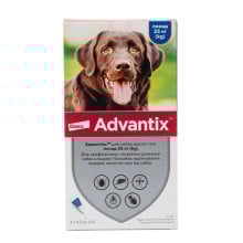 Капли от блох и клещей Elanco Advantix для собак весом свыше 25 кг, упаковка 4 пипетки