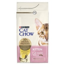 Сухой корм Purina Cat Chow Kitten для котят, с курицей, 1.5 кг