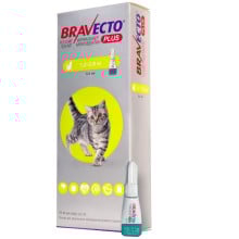 Протипаразитарні краплі Bravecto Plus Cat Spot-On для котів вагою 1.2-2.8 кг, 112.5 мг