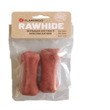 Жувальні кістки Flamingo з м’ясом качки, 10 см, для собак, 2 шт, 120 г