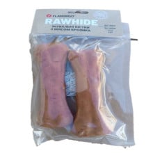 Жувальні кістки Flamingo з м’ясом кролика, 17 см, для собак, 2 шт, 220 г