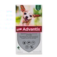 Капли от блох и клещей Elanco Advantix для собак весом до 4 кг, цена за 1 пипетку