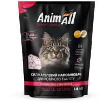 Силікагелевий наповнювач AnimAll Рожева пелюстка, для котів, 3.8 л (1.6 кг)