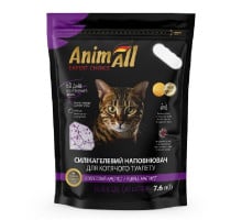 Силікагелевий наповнювач AnimAll Premium Кристали аметиста, для котів, 7.6 л (3.2 кг)