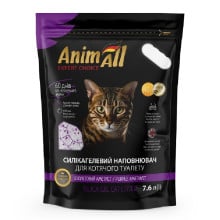 Силікагелевий наповнювач AnimAll Premium Кристали аметиста, для котів, 7.6 л (3.2 кг)