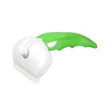 Дешеддер FoOlee Easee Small для линяючої шерсті собак і котів, ширина картриджа 6.5 см, зелений