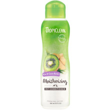 Кондиционер TropiClean Kiwi & Cocoa Butter для восстановления сухой шерсти для собак и кошек, 355 мл