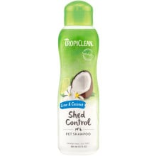 Шампунь TropiClean Deshedding Lime & Coconut "Лайм і кокос" для собак і котів, 355 мл