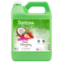 Шампунь TropiClean Berry & Coconut "Ягода і кокос" для собак і котів, 3,8 л