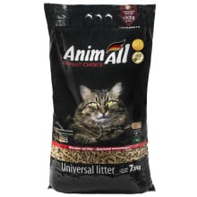 Деревний наповнювач AnimAll для котів, 7.5 кг