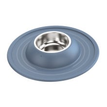 Миска Georplast Volcano для собак, с ковриком антигрязь, бирюзовый, 39 см
