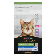 Сухий корм Purina Pro Plan Sterilised Senior для стерилізованих котів старше 7 років, з індичкою, 1.5 кг