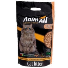 Деревний наповнювач AnimAll без аромату, для котів, 3 кг