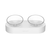 Кормушка Petkit Fresh Nano Pet Cat Two Bowl Stand для собак и кошек, 275-480 мл, белая