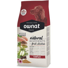 Сухой корм Ownat Classic Complete with Chicken для взрослых собак, с курицей, 4 кг