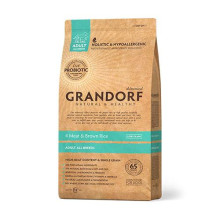Сухой корм Grandorf Living Probiotics All breeds для собак всех пород, 4 мяса с пробиотиками, 12 кг