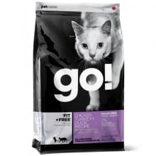 Беззерновой корм GO! Fit + Free для котят и кошек, с курицей, индейкой, уткой и лососем, 7.26 кг