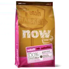 Беззерновой корм NOW Fresh Grain Free Adult Cat Recipe для взрослых кошек с индейкой, уткой и лососем, 1.81 кг