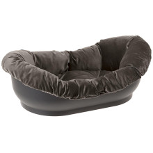 Пластиковый лежак Ferplast Dormeuse с мягкой подкладкой для кошек и собак, 73×45×24 см