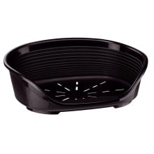 Пластиковый лежак Ferplast Siesta Deluxe 12 Black с антискользящим покрытием, 111×80.5×33.5 см