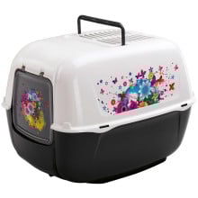 Закрытый туалет Ferplast Toilet Home Prima Decor для кошек из пластика