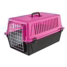 Переноска Ferplast Carrier Atlas 20 EL Palbox для кошек и собак, пурпурно-чёрная, 58×37×32 см