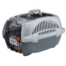 Переноска Ferplast Carrier Atlas Deluxe 20 Open для кошек и собак, серая, 58×38×33 см