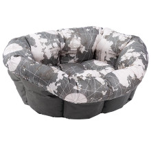 Подушка к лежанке Ferplast Spare Sofa Triangle 6 для кошек и собак, с принтом, 62×45 см