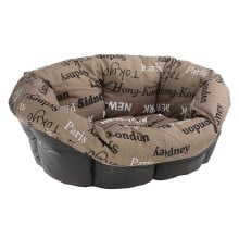 Подушка к лежанке Ferplast Spare Sofa Cushion 10 для кошек и собак, с принтом, 84×60 см