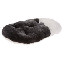 Меховая подушка Ferplast Relax 55/4 Soft Black для кошек и собак, чёрная, 55×36 см