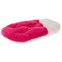 Меховая подушка Ferplast Relax 55/4 Soft Fucsia для кошек и собак, розовая, 55×36 см