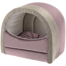 Бархатный дом Ferplast Majesty 20 House Purple-Beige для кошек, 20×32×29 см
