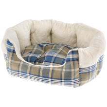 Меховой диван Ferplast Etoile 4 Blue Dogbed для собак и кошек, 60×50×21 см