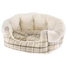 Меховой диван Ferplast Etoile 6 Beige Dogbed для собак и кошек, 72×62×22 см
