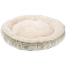 Матрас Ferplast Lagoon 60 Green Dogbed из экологически чистого меха для собак и кошек, 60×12 см