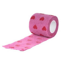 Эластичный бинт для собак Show Tech Self-Cling Bandage Pink