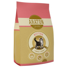 Сухой корм Araton Adult Kitten для кошек весом от 0.5 до 5 кг, 400 г