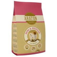 Сухой корм Araton Adult Mini & Medium для собак весом от 2 до 26 кг, 3 кг