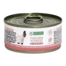Консерва Natures Protection Adult Chicken & Cheese для дорослих котів, 100 г