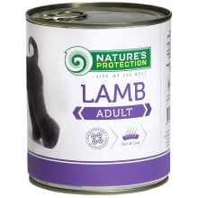 Консерва Natures Protection Adult Lamb для дорослих собак, 800 г