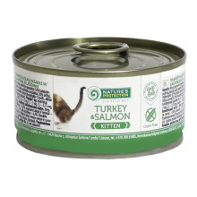 Консерва Natures Protection Kitten Turkey & Salmon для кошенят, 100 г