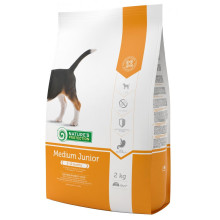 Сухий корм Natures Protection Medium Junior для цуценят середніх порід, 2 кг