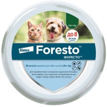 Ошейник Elanco (Bayer) Foresto против блох и клещей для кошек и собак, 38 см