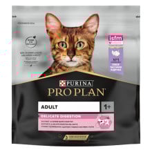 Сухой корм Purina Pro Plan Cat Delicate Turkey для кошек с чувствительным пищеварением, с индейкой, 400 г