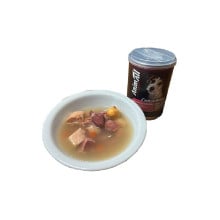 Консерви AnimAll для собак, консоме с качкою, куркой, курячим сердцем и курячим жовтком, 375 г