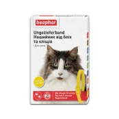 Нашийник Beaphar проти бліх та кліщів для котів, жовтий, 35 см