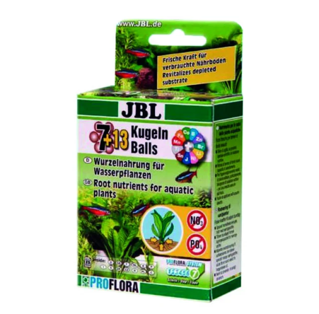 Корневое удобрение JBL PROFLORA The 7 + 13 balls для пресноводных аквариумов (20 шариков)