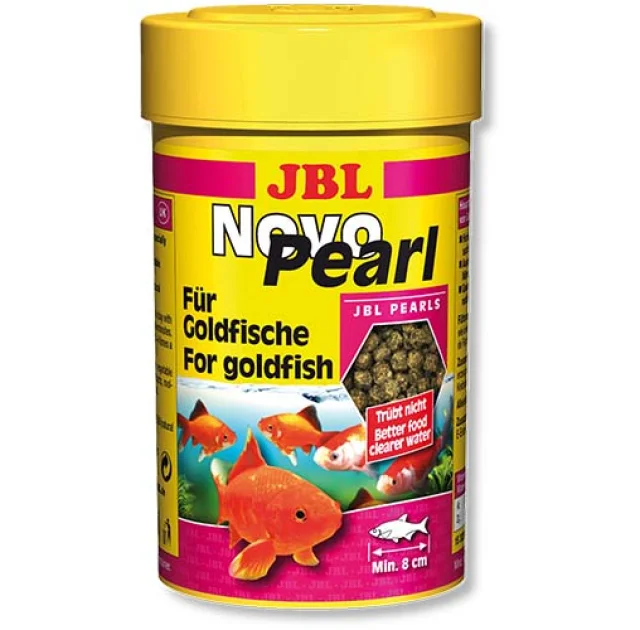 Основний корм у формі гранул JBL NovoPearl для золотих рибок, 100 мл