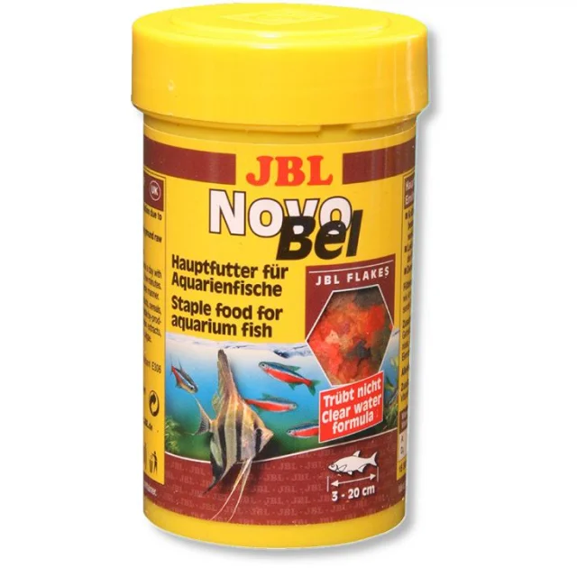 Основний корм у формі пластівців JBL NovoBel для акваріумних риб, 100 мл